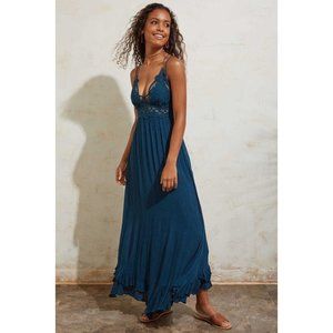 Free People Teal Maxi Dress